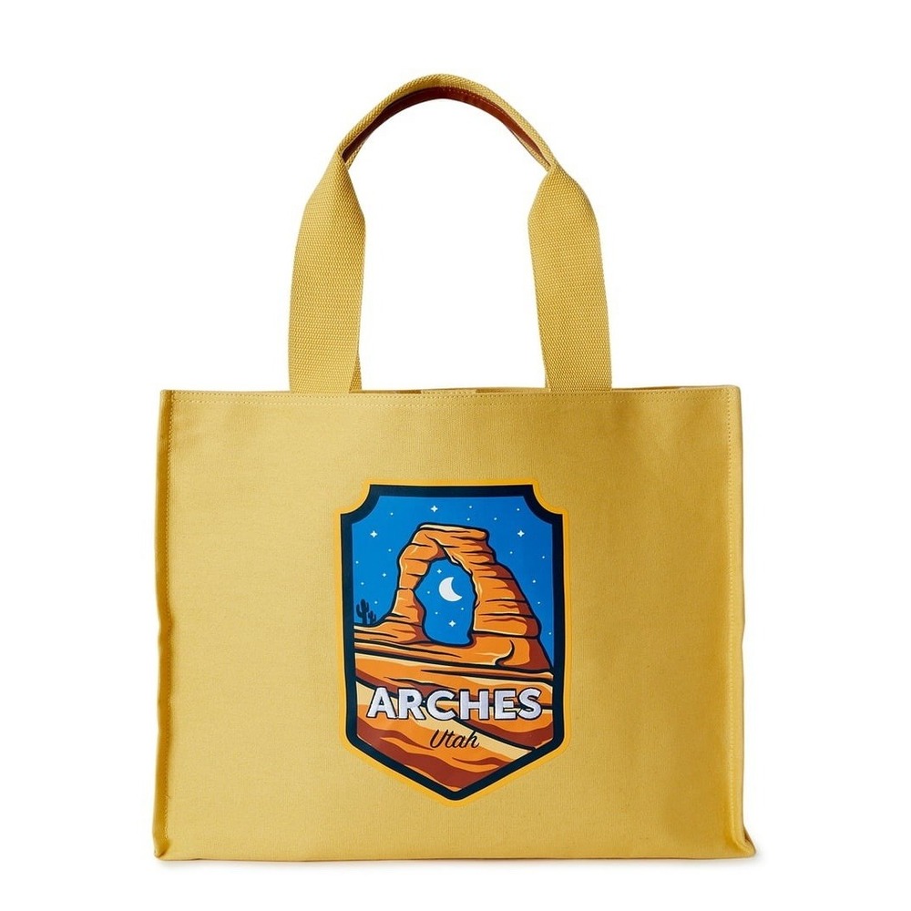 National Parks Women's Arches Tote Bag Yellow‎